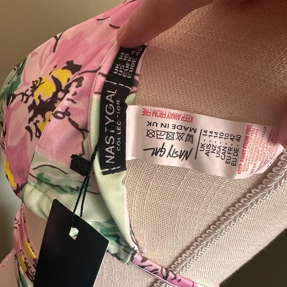 NEW NastyGal Floral Print 3 pc Bikini Set - Picture 7 of 7